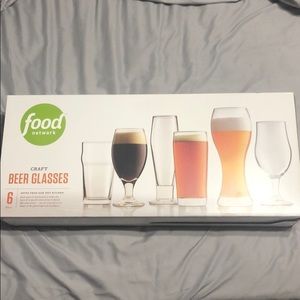 Never before opened craft beer glasses 6 piece